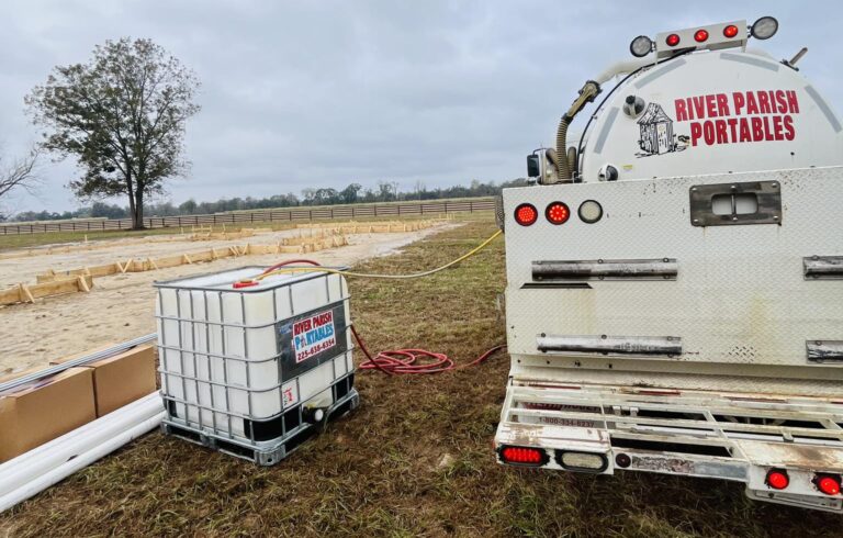 Water Holding Tank Rentals by River Parish Portables